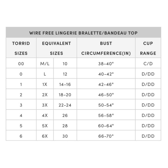 Torrid ~ Lace Racerback Bralette ~ Black ~Size 2-2X 18-20 ~ Brand New! - Picture 6 of 7